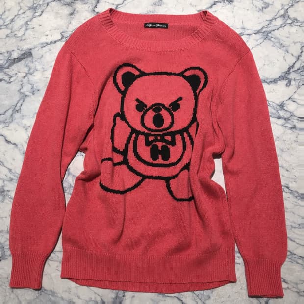 네고 가능히스테릭 글래머 퍽베어 니트 