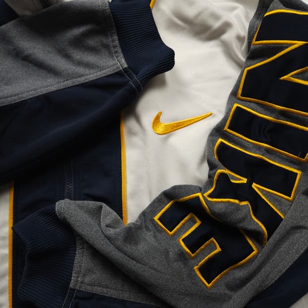 90s 나이키 빅로고 올드스쿨 박시핏 트랙탑 자켓 (XL)