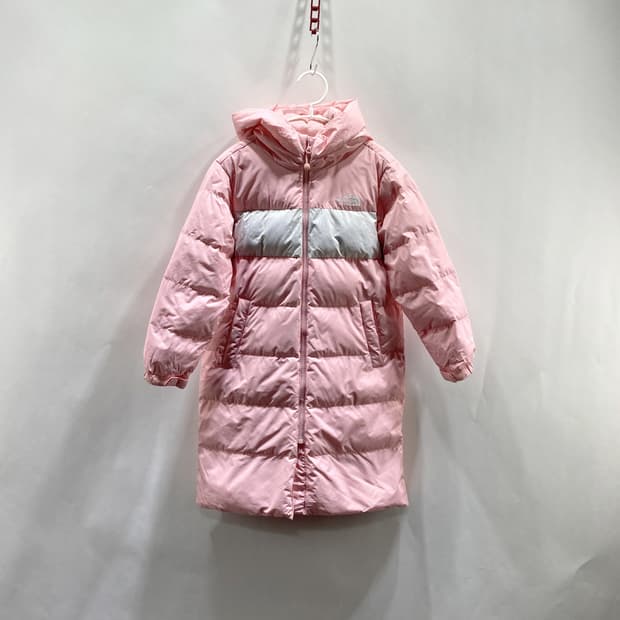 노스페이스 키즈 롱패딩점퍼 핑크 130