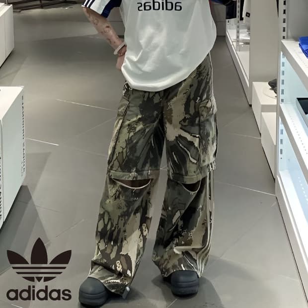 아디다스 카고 바지 S사이즈