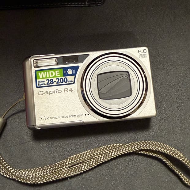 작례O, 리코 Caplio R4 디지털 카메라 풀박스 (사용감X)