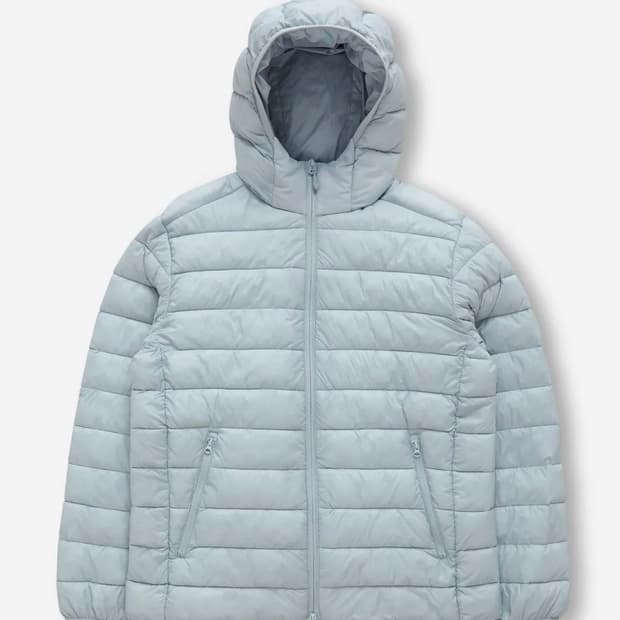 스파오 씬라이트 경량패딩 페일블루