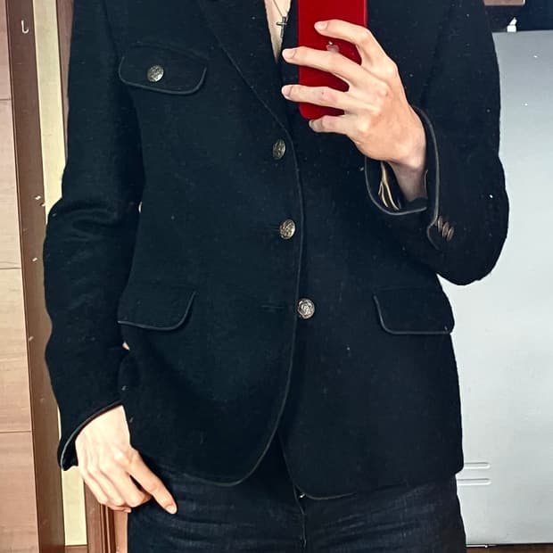 돌체앤가바나 알파카 자켓