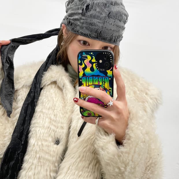 그런지 데미지 헤드 스카프