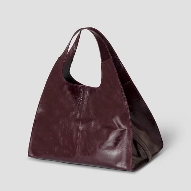 기마구아스 Maria 백 버건디 샤이니레더