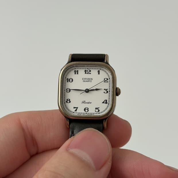 1980s Riviere Square Ladies Quartz