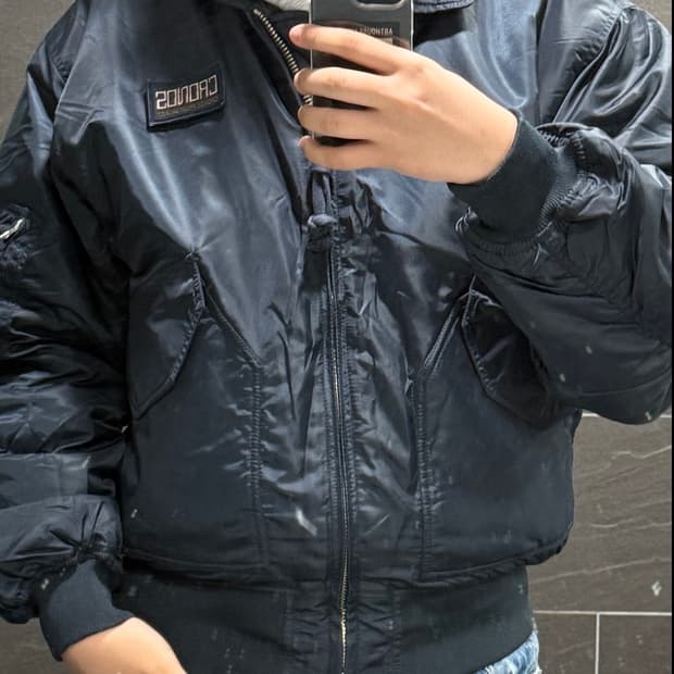 오버사이즈 봄버자켓