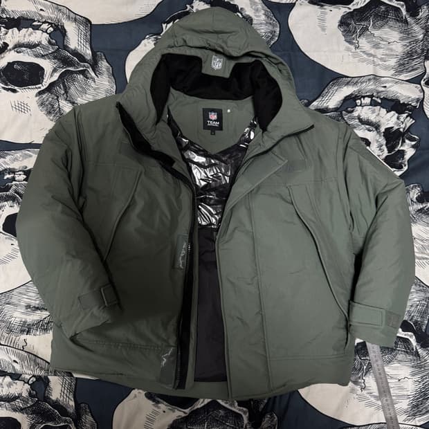 NFL 팀어패럴 다운 패딩 100 사이즈 