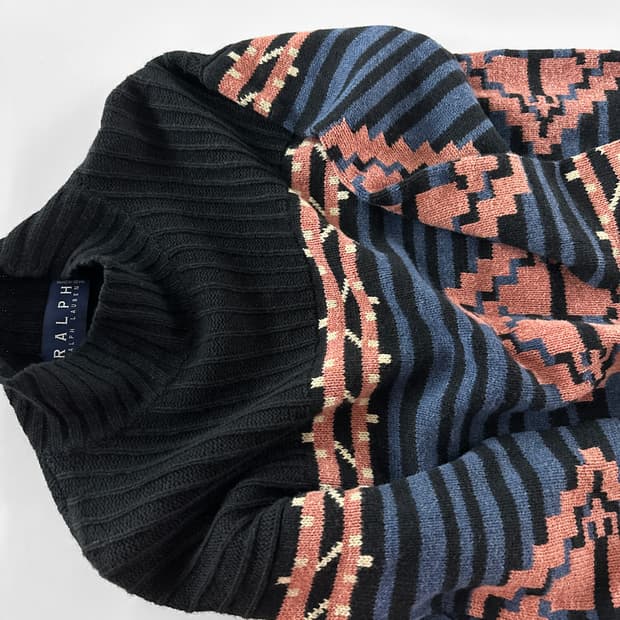 90~00s 빈티지 랄프로렌 사우스웨스턴 패턴 니트