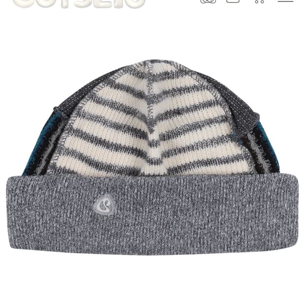 COYSEIO PATCHWORK BEANIE GREY