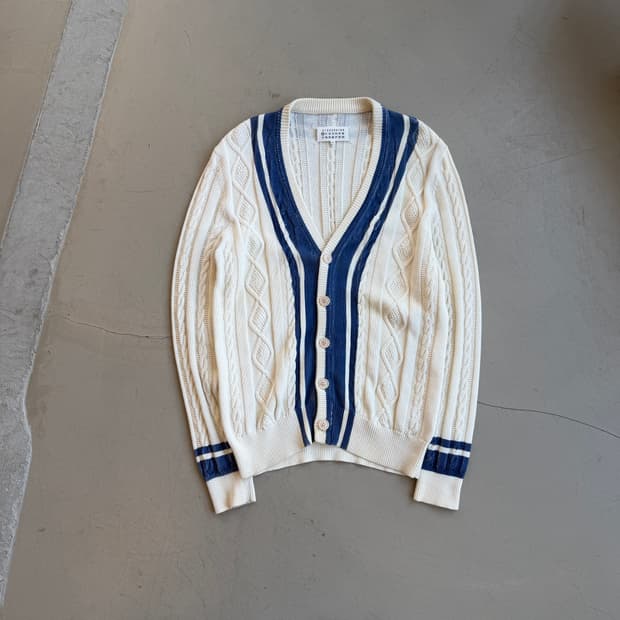 메종 마르지엘라 케이블 가디건