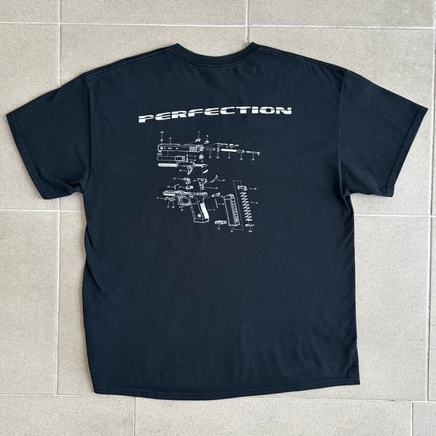 빈티지 글록 티셔츠 XL GLOCK PERFERCTION