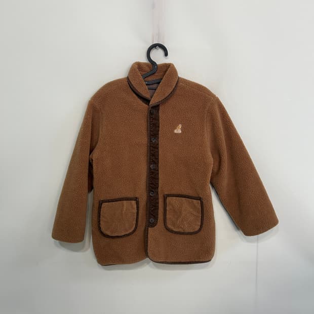 캉골 키즈 뽀글이 자켓 리버시블 145