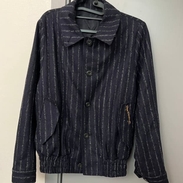 Odd Department 스트라이프 블루종 자켓 S