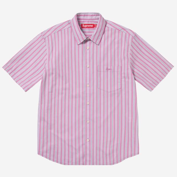 Supreme Loose Fit Multi Stripe S/S Shirt