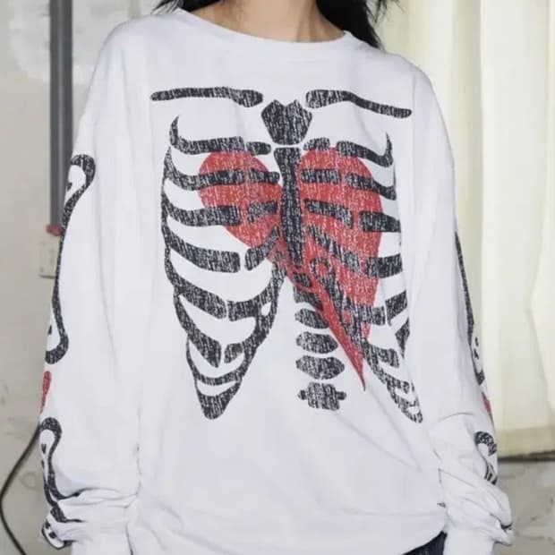 글랙 하트본 티셔츠