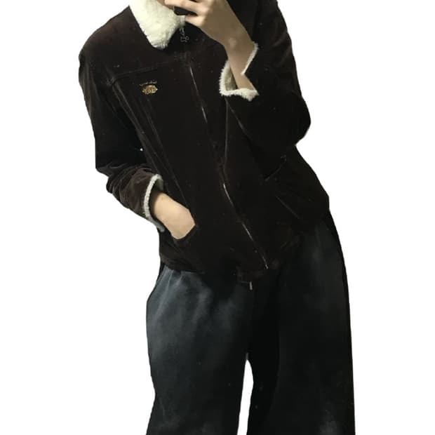 brown jacket