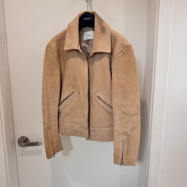 커런트 천연스웨이드 자켓 S