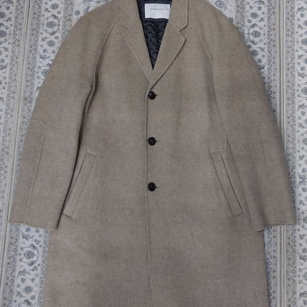 커스텀멜로우 캐시미어 혼방 코트 (안쪽 퀼팅처리,분리됨)