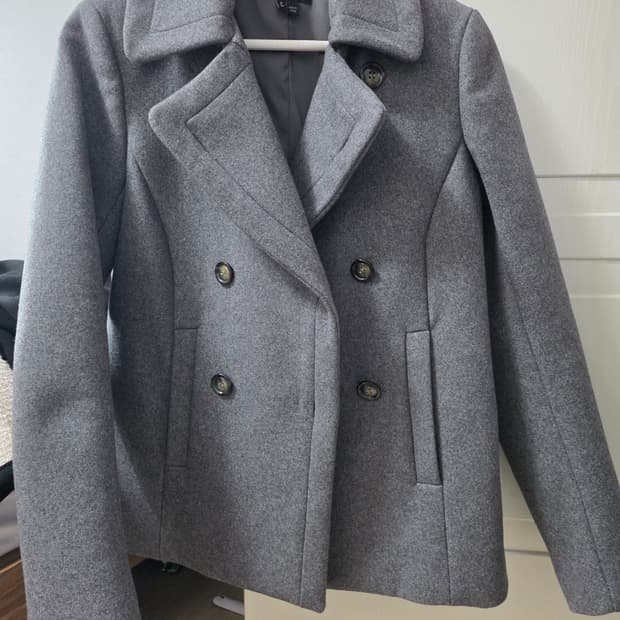 띠어리 여성 더블하프 울캐시미어코트