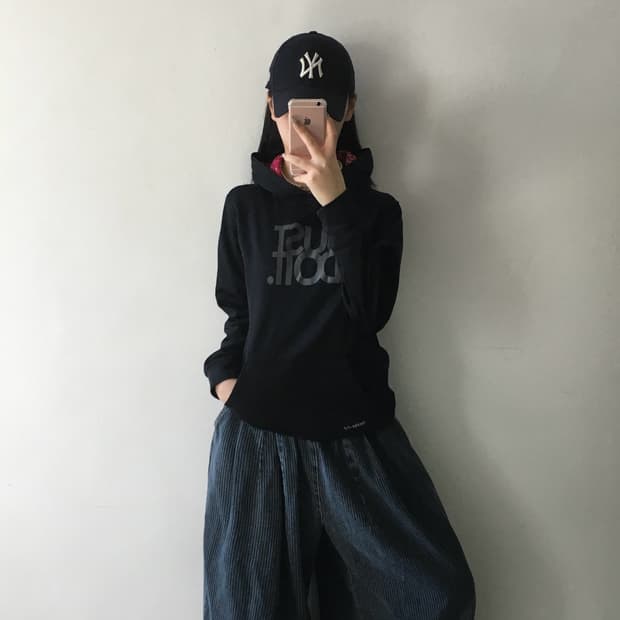 나이키 빅로고 매쉬후드티