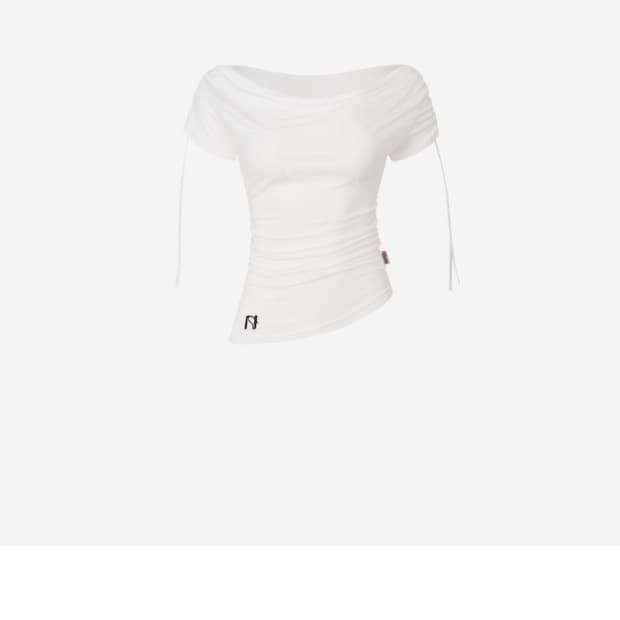 뉴얼린 미야오 탑Meow Summer draping shrring