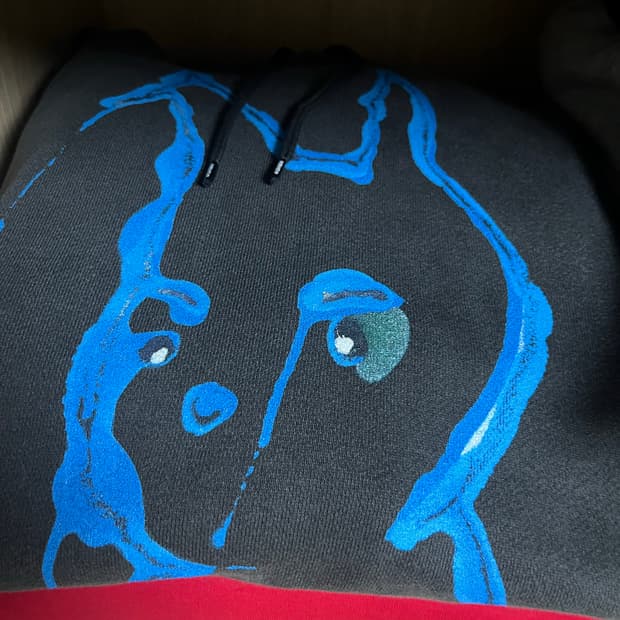 네이버후드 x fucking awesome 피그먼트 다이드 후드