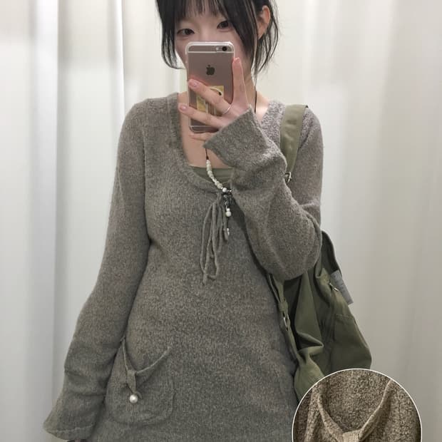 natural mori knit