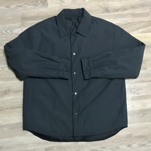 에잇세컨즈 셔츠 자켓 L사이즈 다크그린