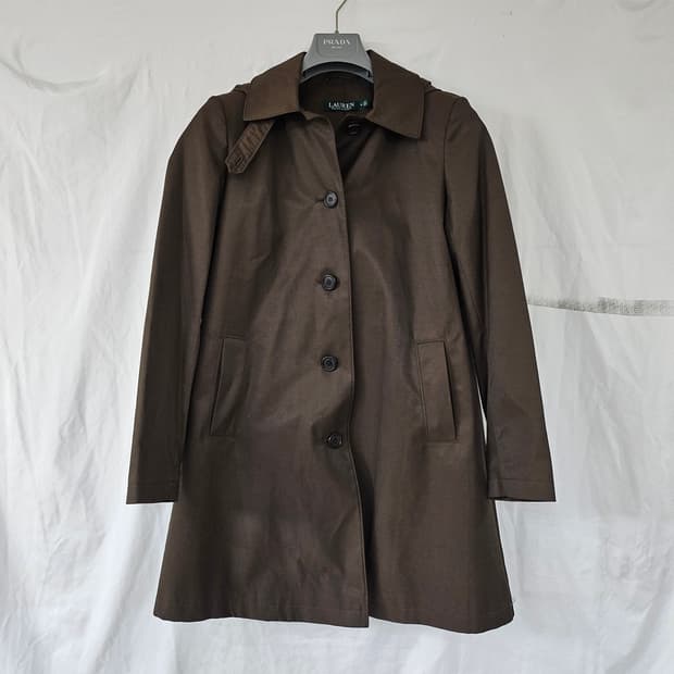 랄프로렌 여성 브라운 트렌치 코트 s