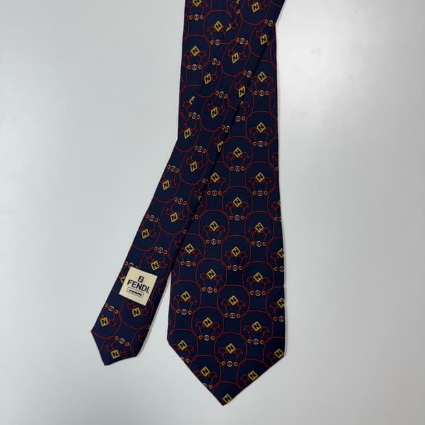 펜디 (FENDI) FF 모노그램 정품 명품 넥타이