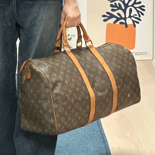 루이비통 모노그램 키폴 50 보스톤백 골프 여행용