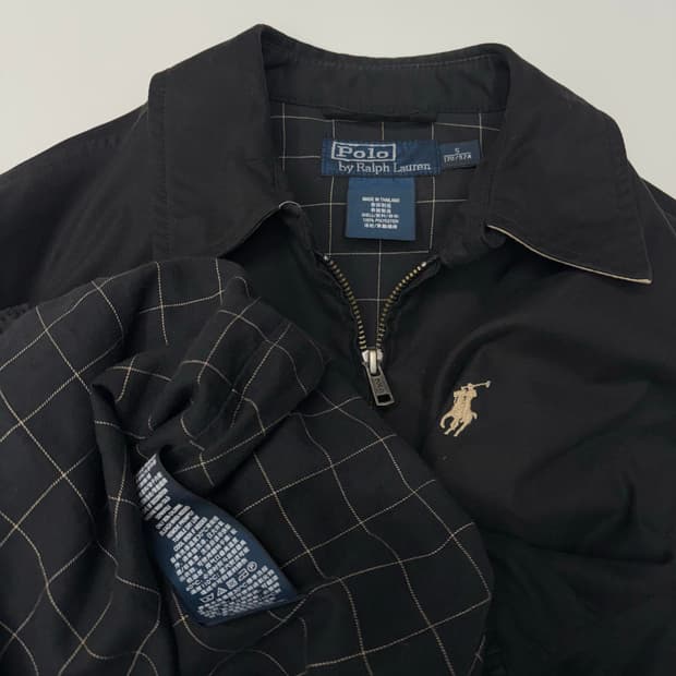 폴로 폴리쉘 블랙 스윙탑