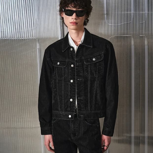 [엘무드] 버번 데님 트러커 자켓 44