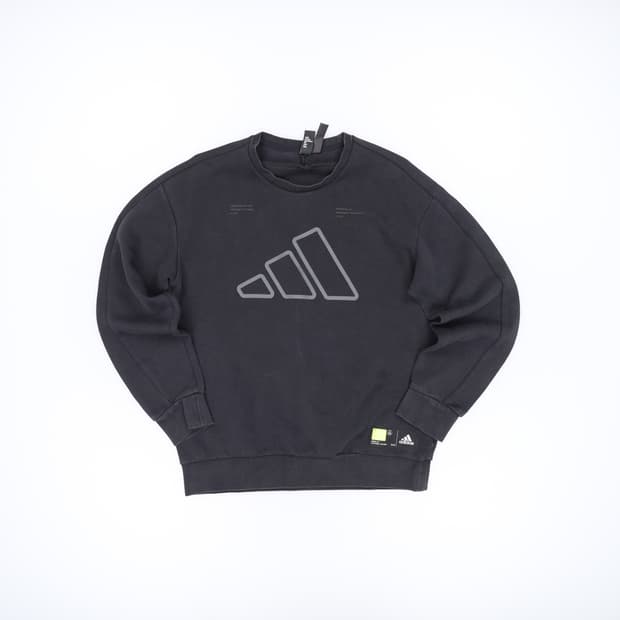 L 아디다스 빅로고 맨투맨 0417H1