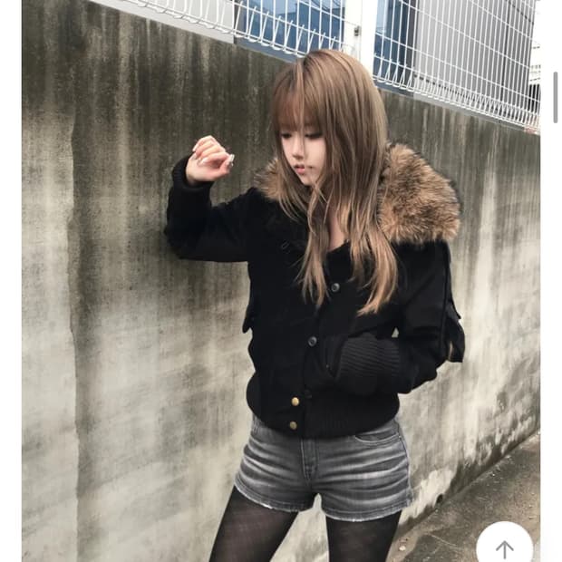 쿄이 나나 벨벳 빈티지 점퍼 kyoii