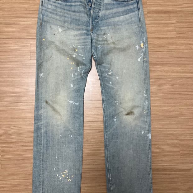 RRL 캠든 스트레이트 핏 셀비지 진 31X32