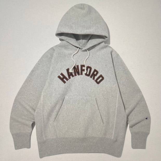 [ASIA] Reverse Weave115(블루택)기모 그래픽 후드티