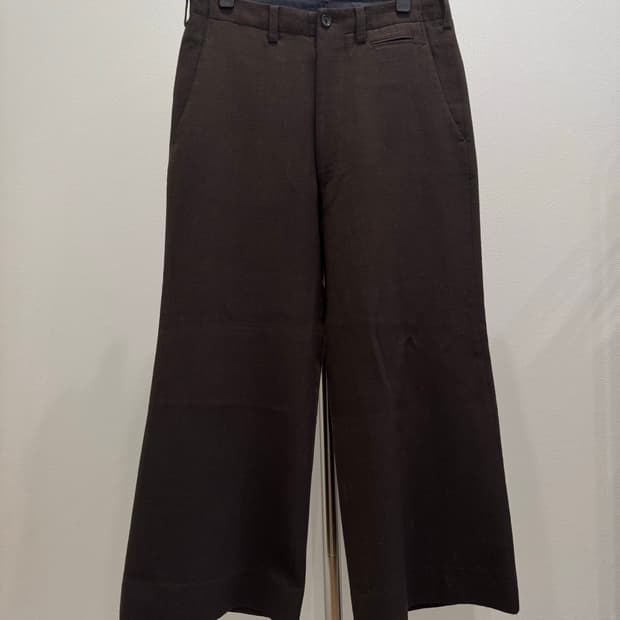 요지야마모토 뿌르옴므 00s 울 와이드 트라우저