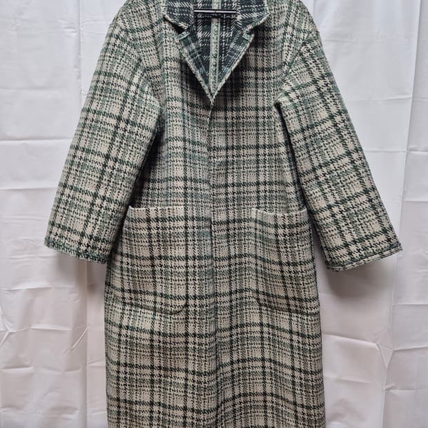 랑방 여성 트위드 코트