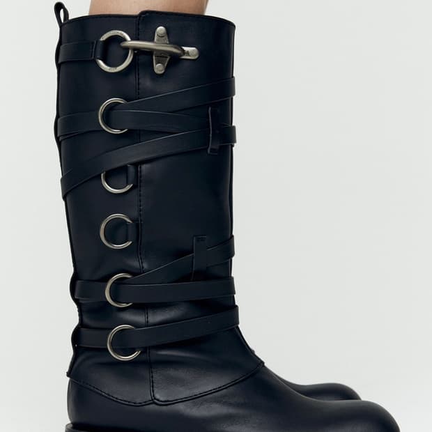 앤더슨벨 HARNESS BOOTS aaa388w(BLACK)240