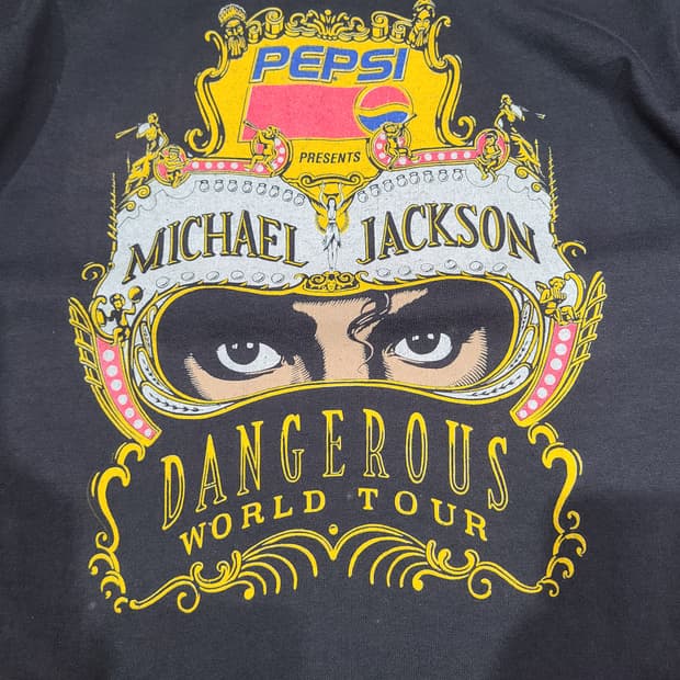 마이클잭슨 빈티지티셔츠
