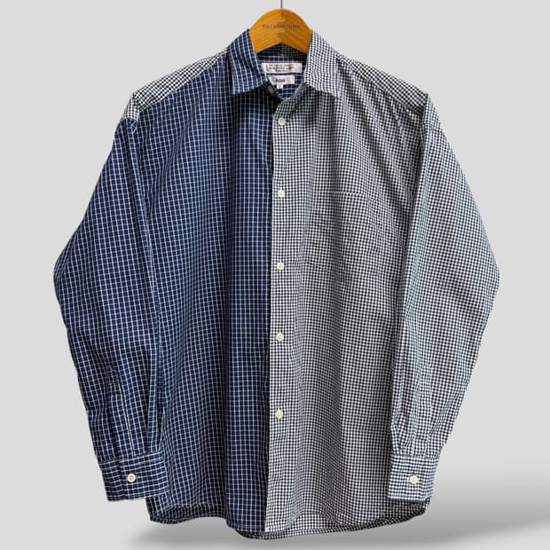 (여성S)Koe 코에 크레이지패턴 체크 셔츠 