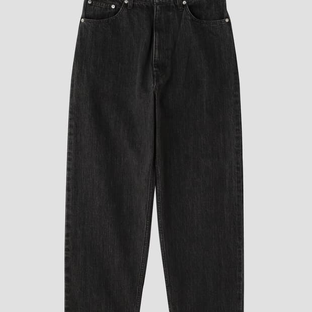 SEVEN BY SEVEN 와이드데님팬츠 블랙워시