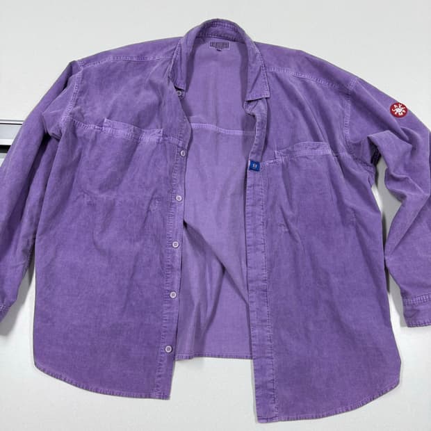 25SS 카브엠트 긴팔 셔츠 오버다이 코드 디자인 빅 CES27SH02 