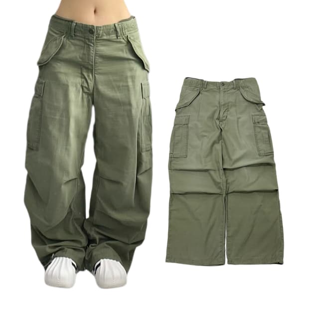 밀리터리 탄창 와이드 빈티지 카고팬츠