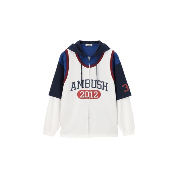 AMBUSH 앰부쉬  BASKETBALL LAYERED HOODIE