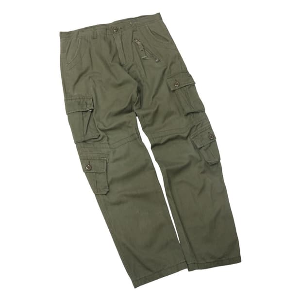 올리브 빈티지 카고팬츠