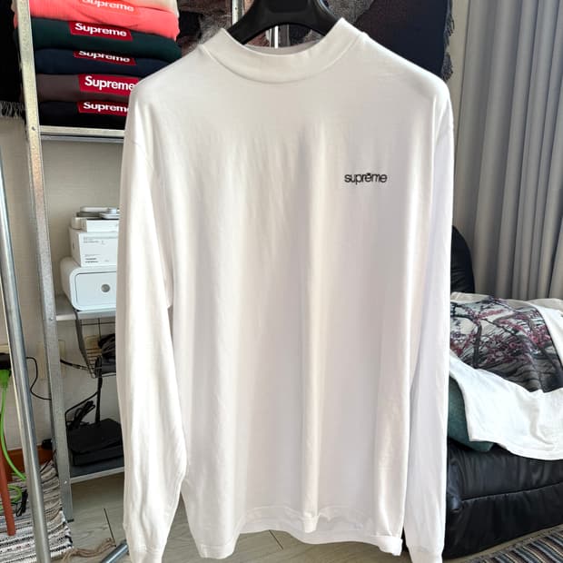 슈프림 모크넥 롱슬리브