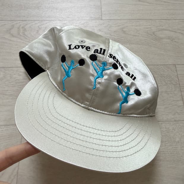 mascompany love all serve all satin cap